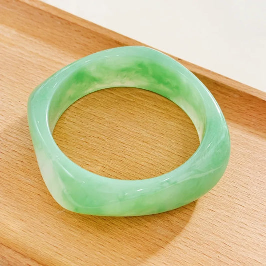 Light Green Resin Bangle