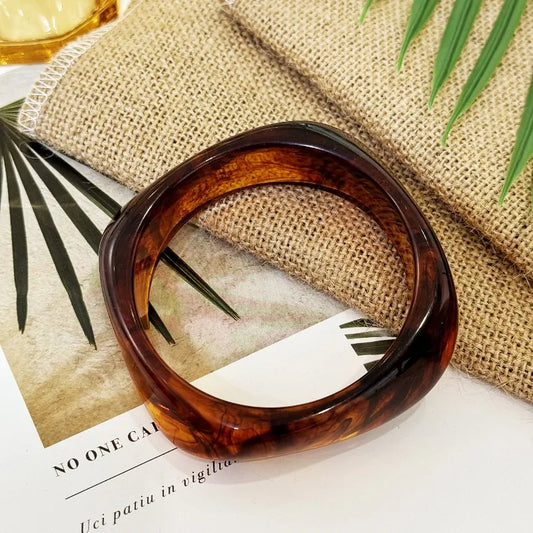 Amber Resin Bangle